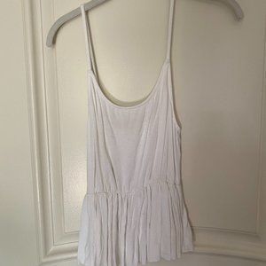 white peplum tank top